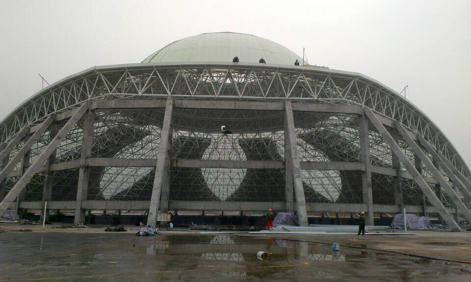 韩城温泉馆网架工程